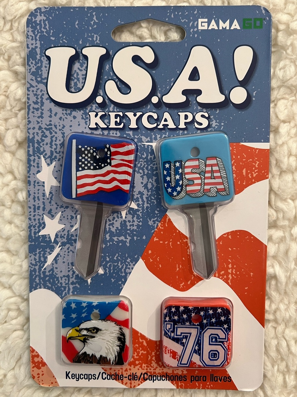 GAMAGO U.S.A. "Patriotic" Keycaps Set of 4 Different Images